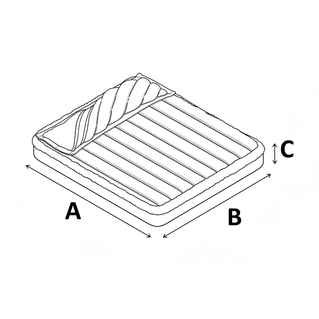 Matelas Orthopédique Chauffant — Édition Caresse de Soie — Anthracite foncé