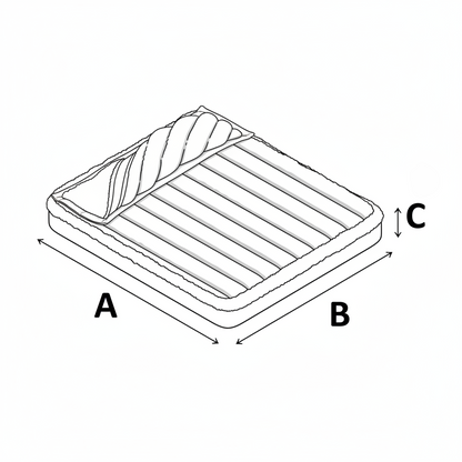 Matelas Orthopédique Chauffant — Édition Caresse de Soie — Anthracite foncé